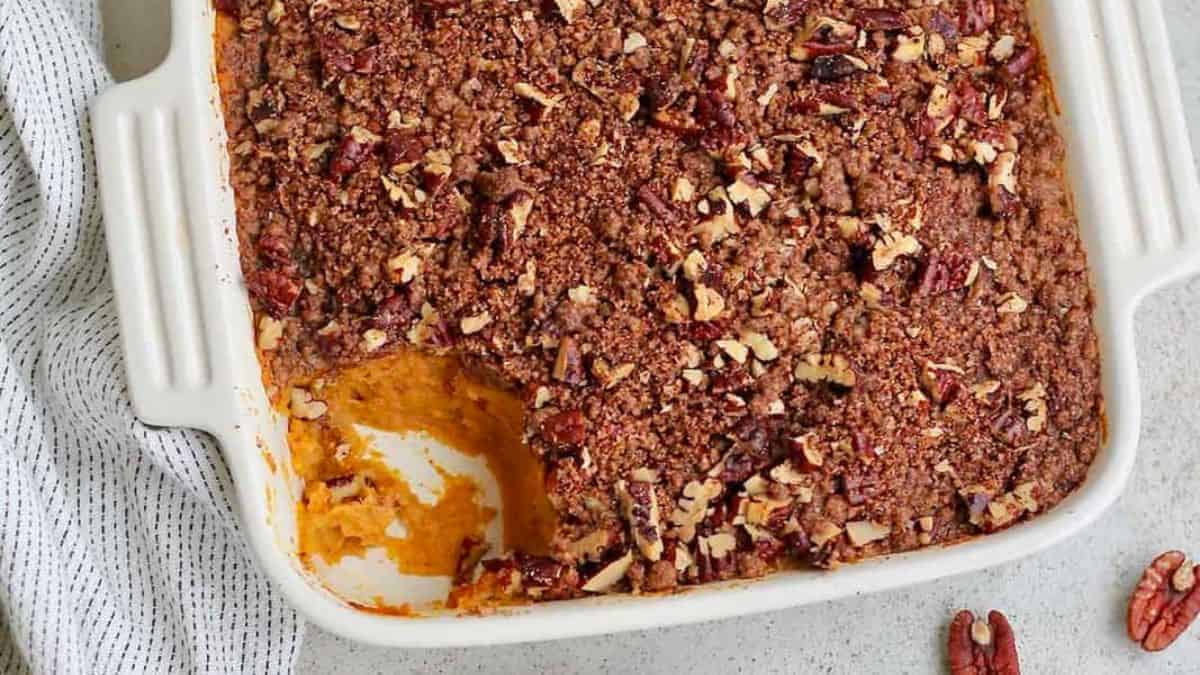 Vegan Sweet Potato Casserole