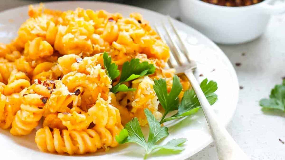 Pumpkin mac and cheese.