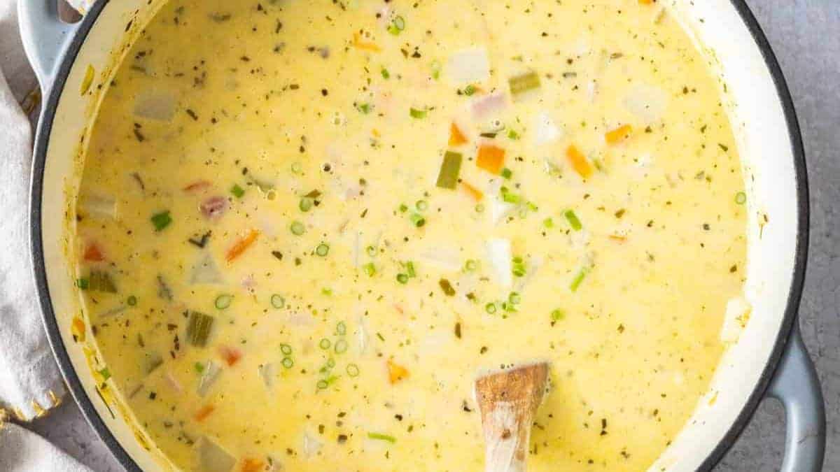 Ham and potato soup.