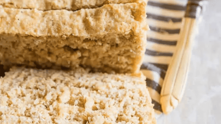 A sliced loaf of bread.