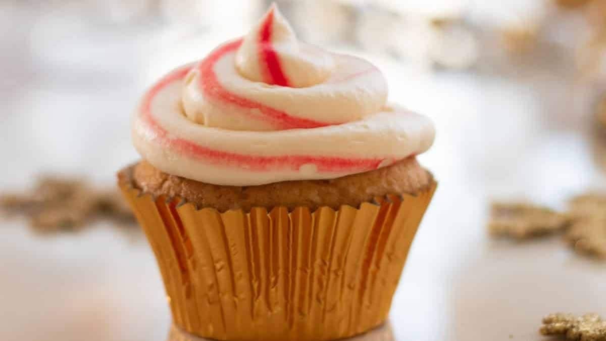 Candy Cane Cupcakes