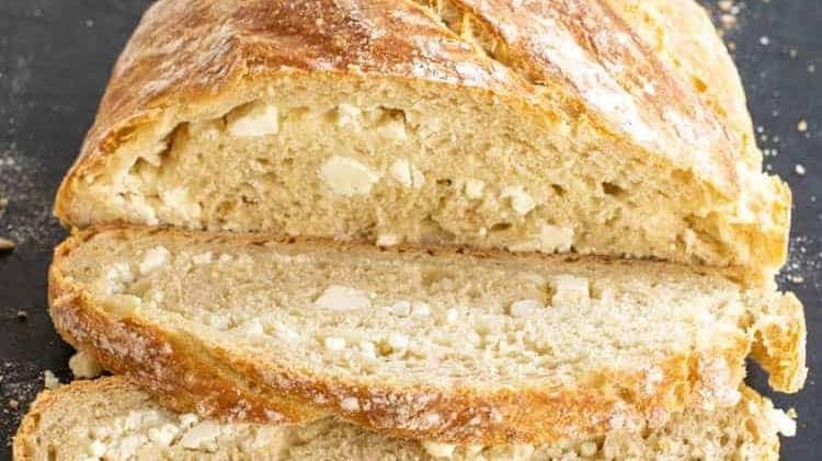 Feta bread.