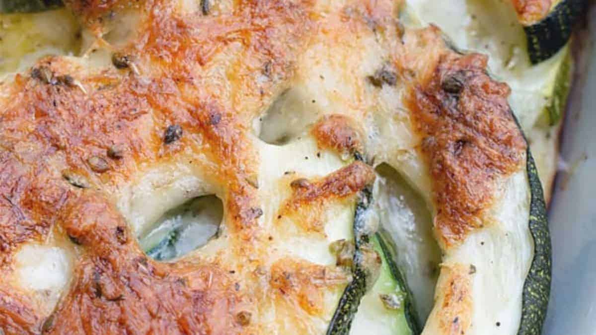 Zucchini casserole.