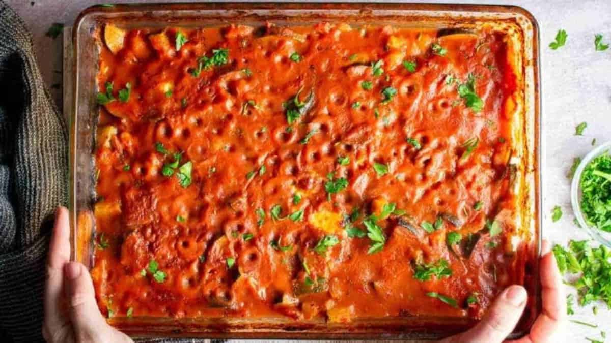 Veggie casserole.