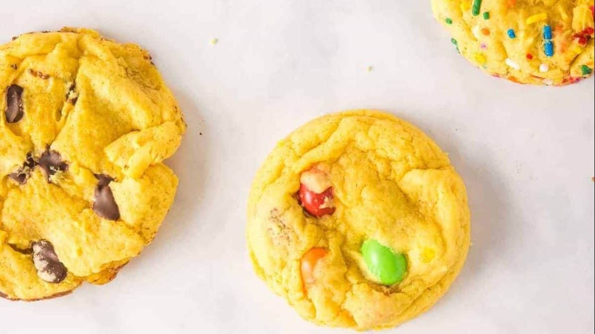 Yellow cake mix cookies.