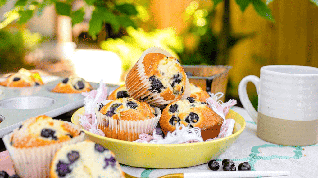 Blueberry Muffins.