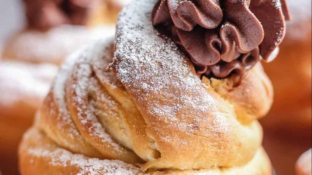 Chocolate Cruffins.