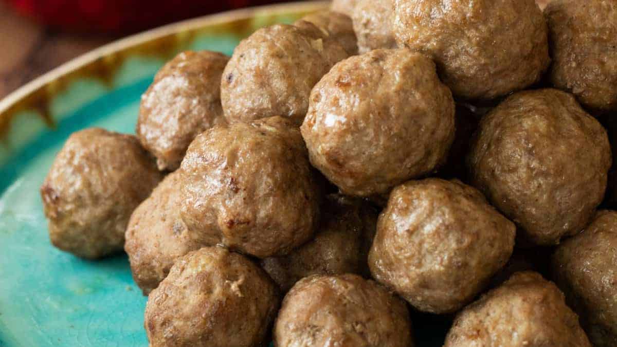 Air fryer meatballs.