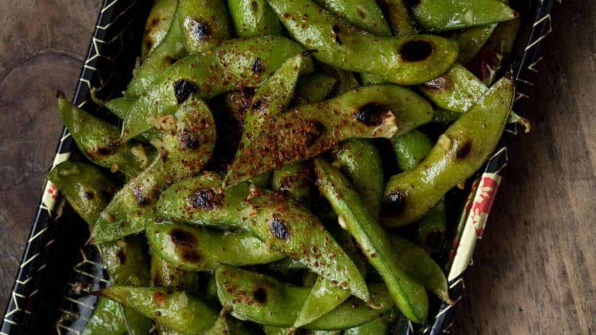 Lemon Garlic Edamame.