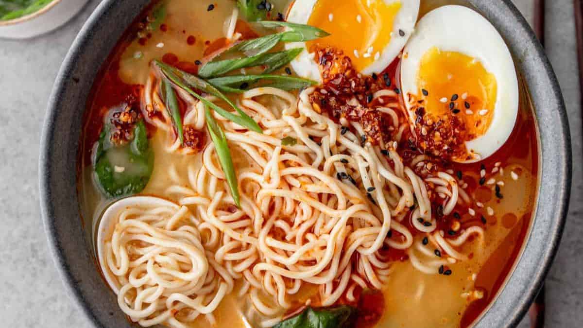 Easy miso ramen.