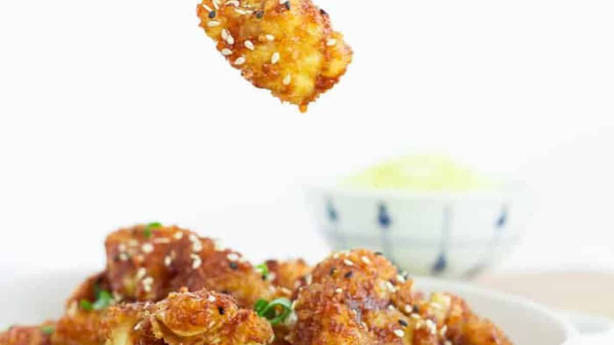 Teriyaki cauliflower.