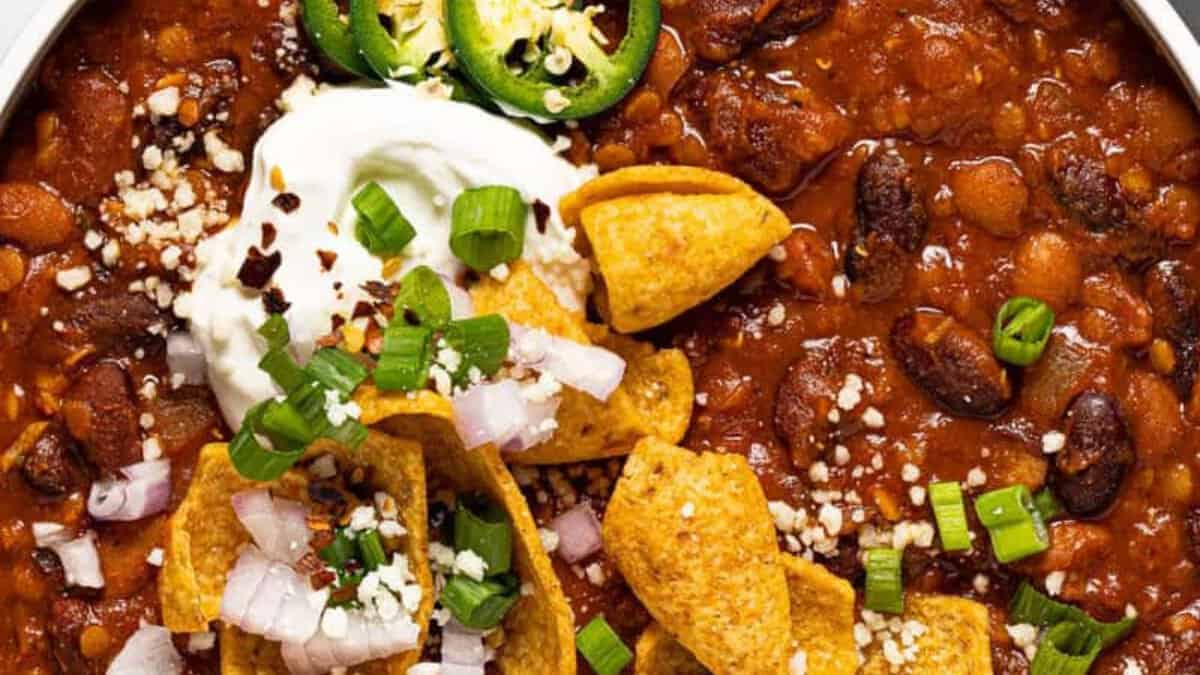 3 Bean Chili.