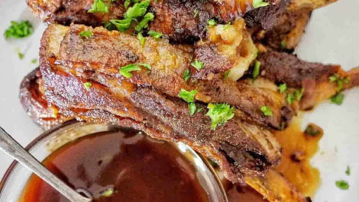 Lamb ribs.
