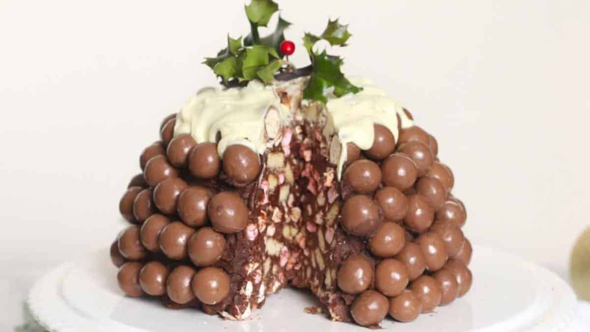 Christmas Malteser Pudding.