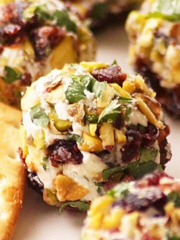 Goat cheese balls.