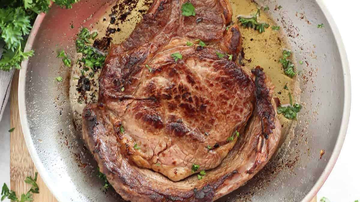 Beer Marinated Steak.