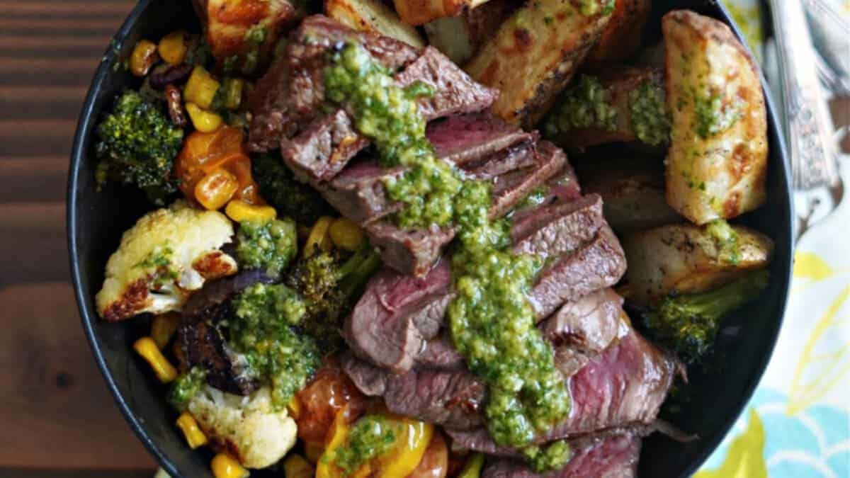Chimichurri Steak Bowls.