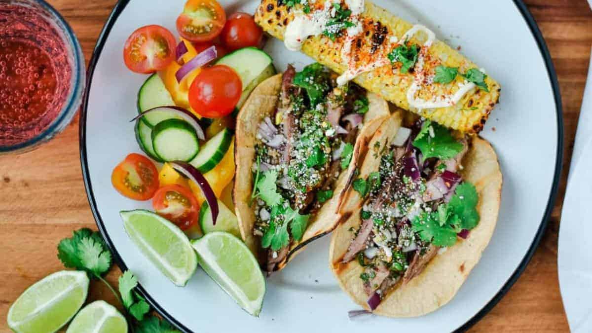 Chimichurri Steak Tacos.