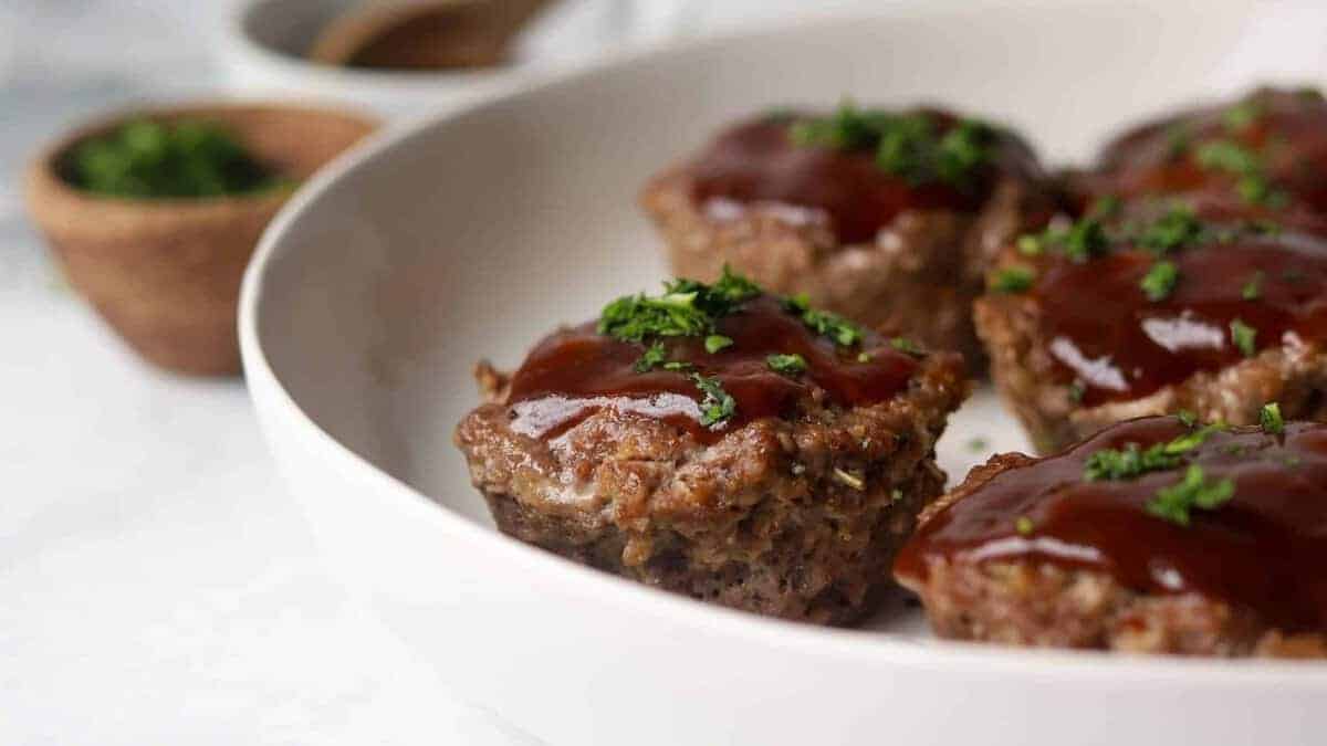 Classic BBQ Meatloaf Cups.