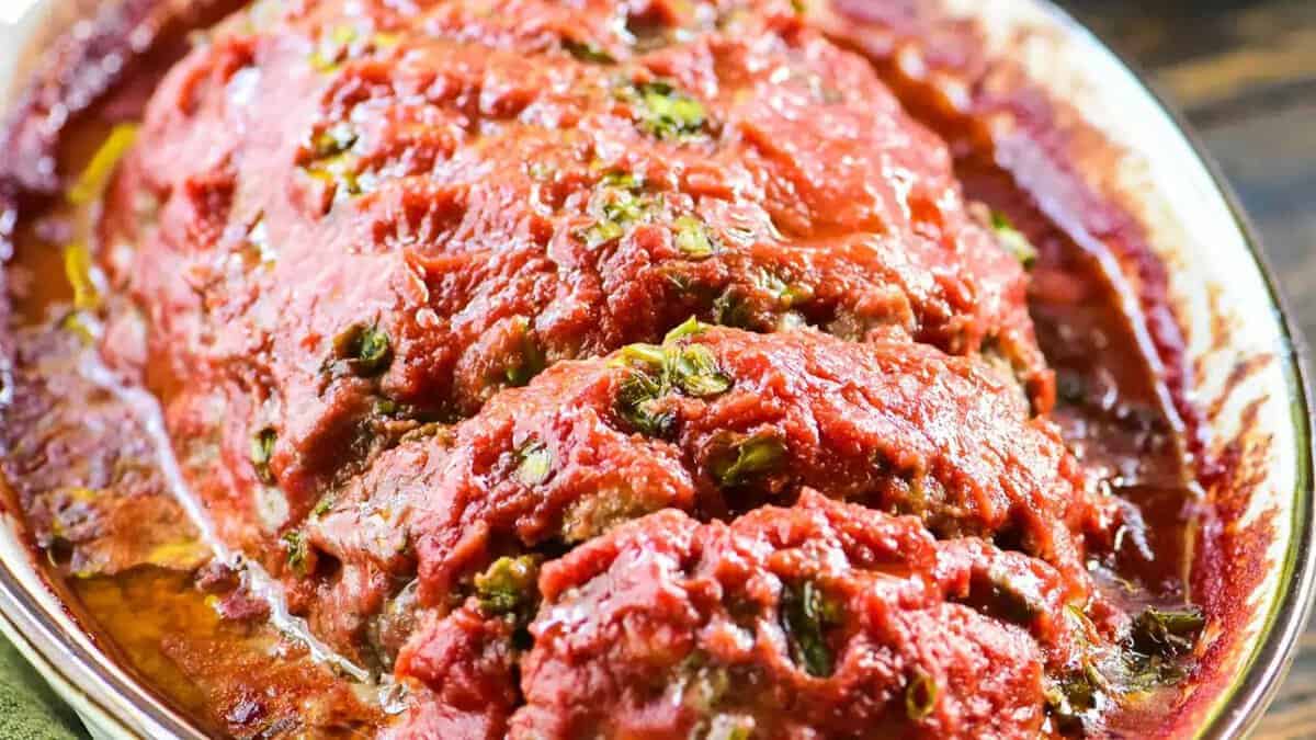 Classic Southern Style Meatloaf.