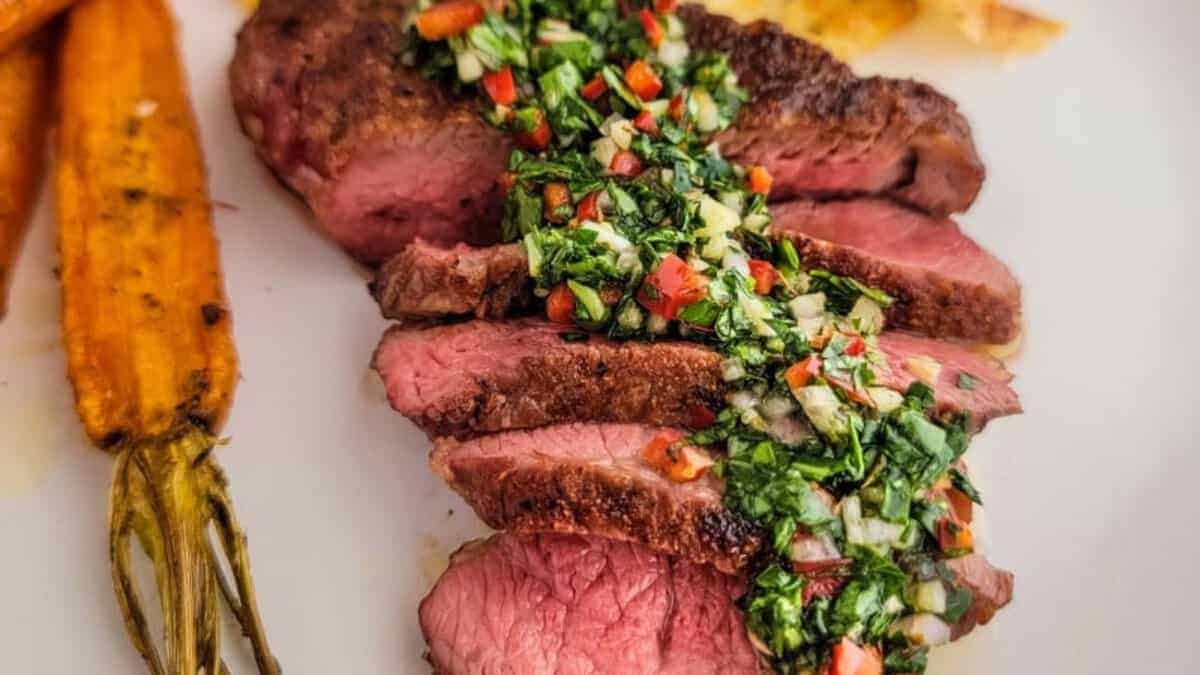 Grilled Tri-Tip Steak with Smoked Chile Steak Rub.