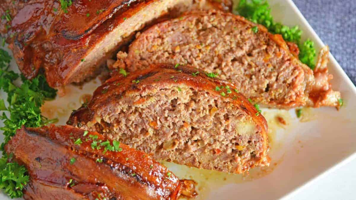 Guinness and Cheddar Meatloaf.