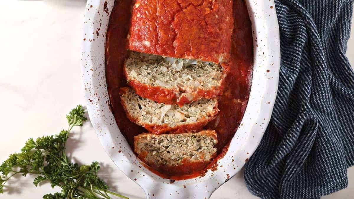 Italian Chicken Meatloaf.