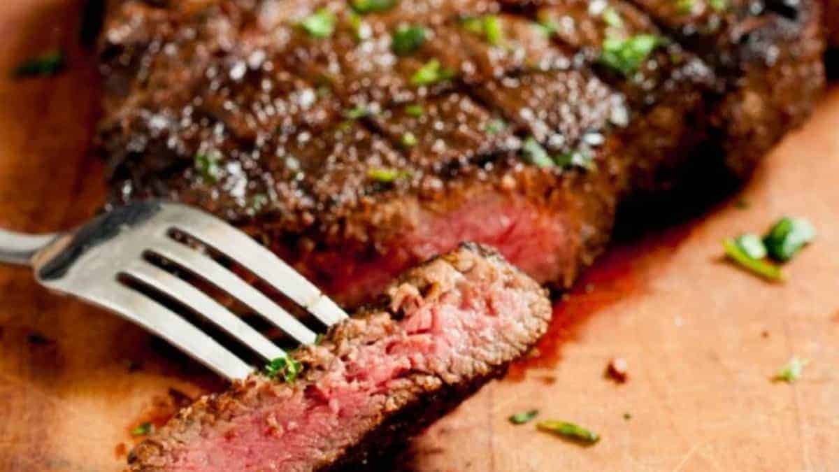 Marinated Ribeye Steaks.