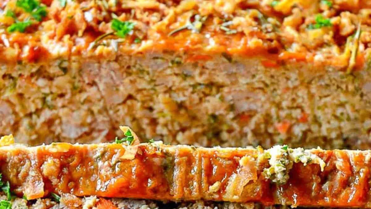Pork and Ground Chicken Meatloaf.