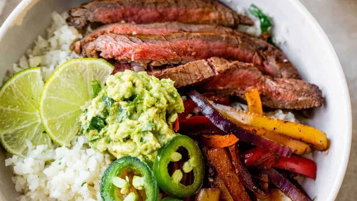 Steak Fajita Bowls.