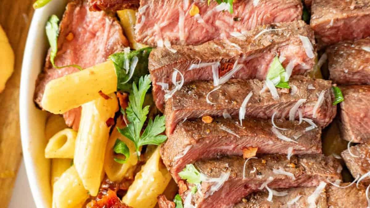 Steak Pasta.