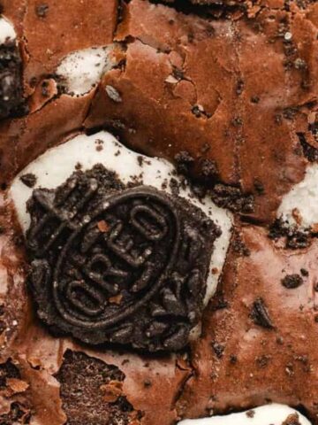 Oreo brownies.