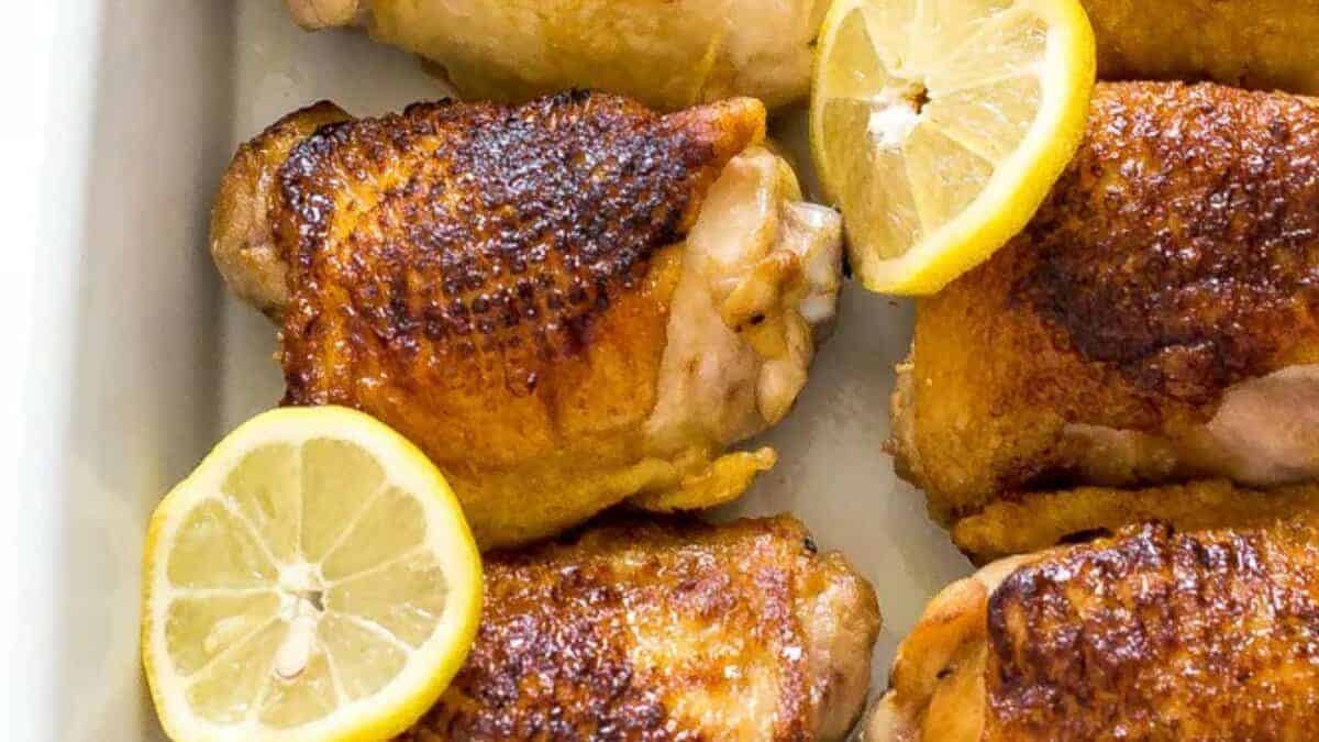 Honey Lemon Garlic Chicken.