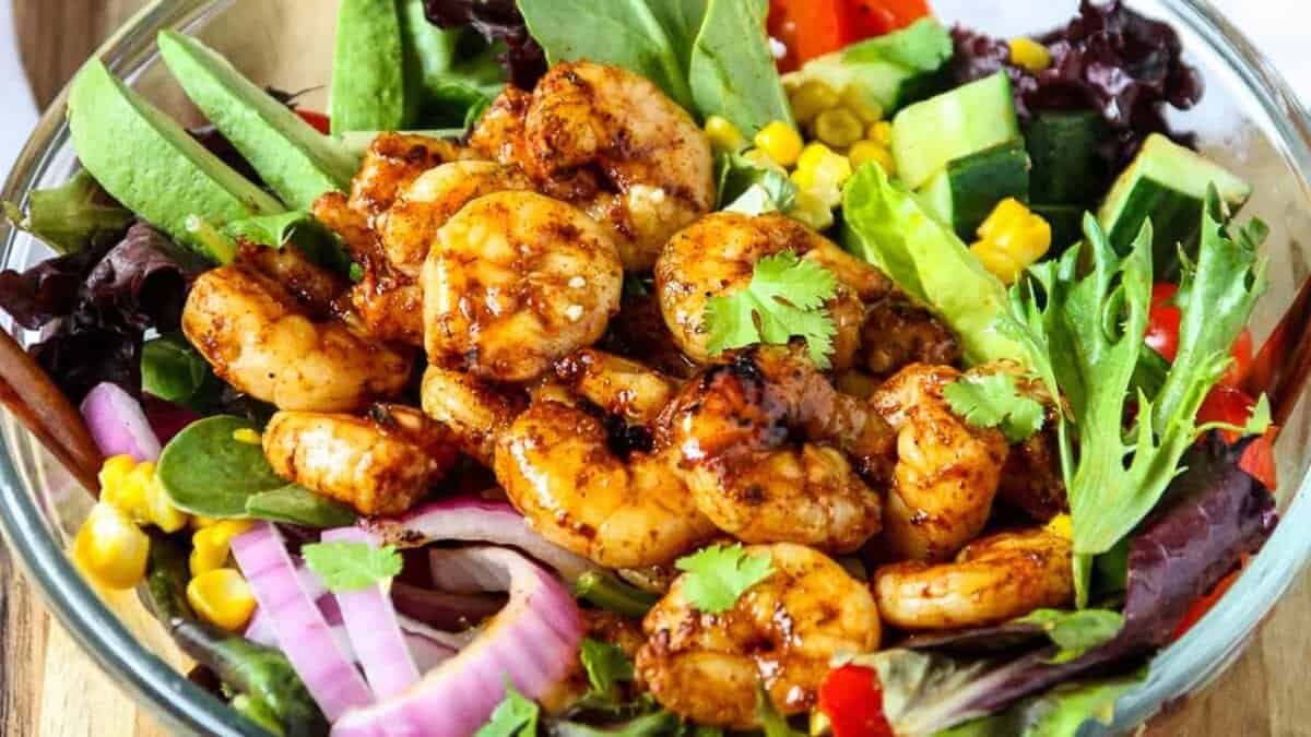 Grilled Shrimp Salad.