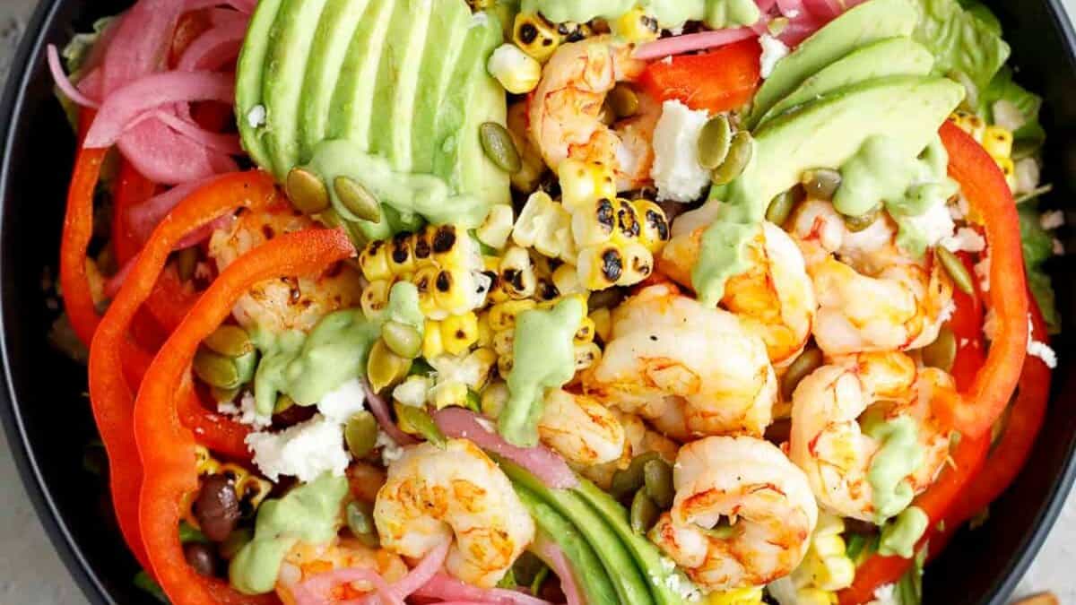 Shrimp and Avocado Salad.