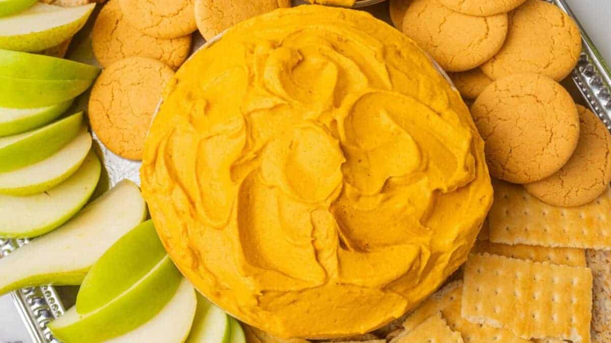 Pumpkin Cheesecake Dip.