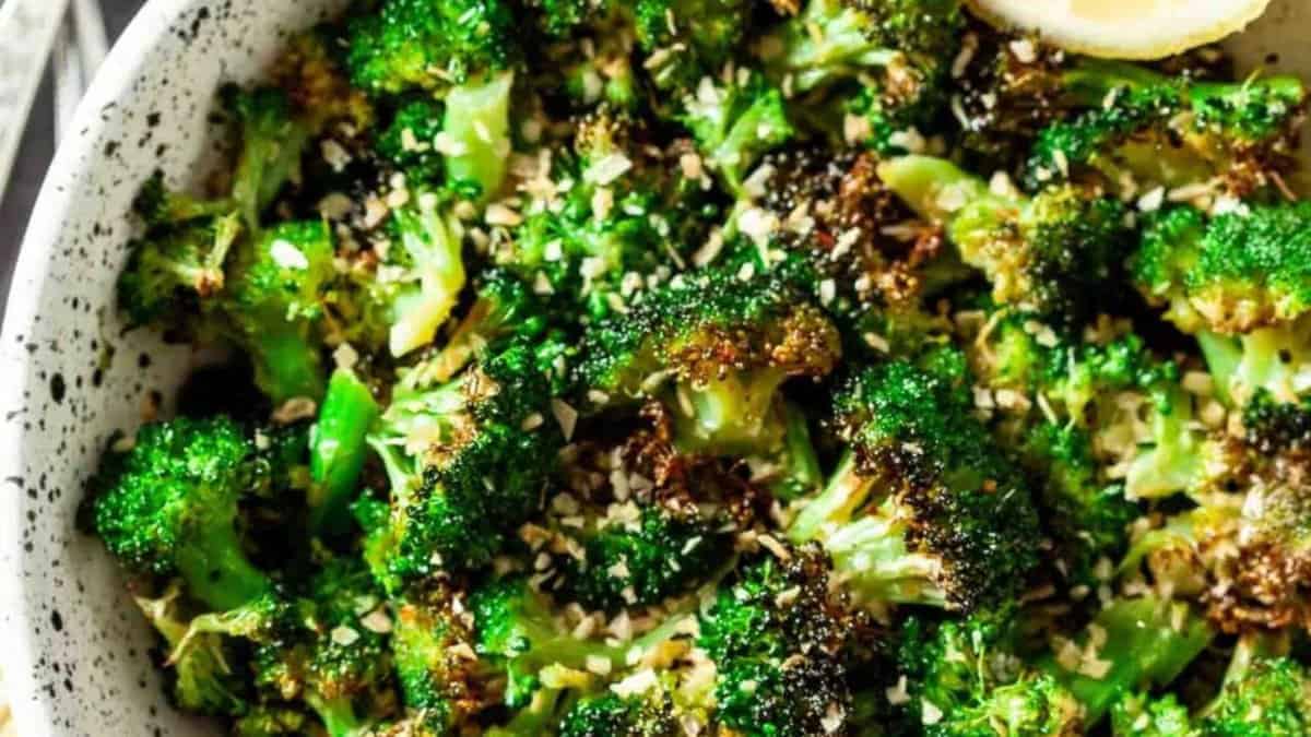 Air Fryer Broccoli.