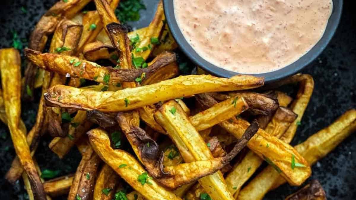 Air Fryer Parsnip Fries.