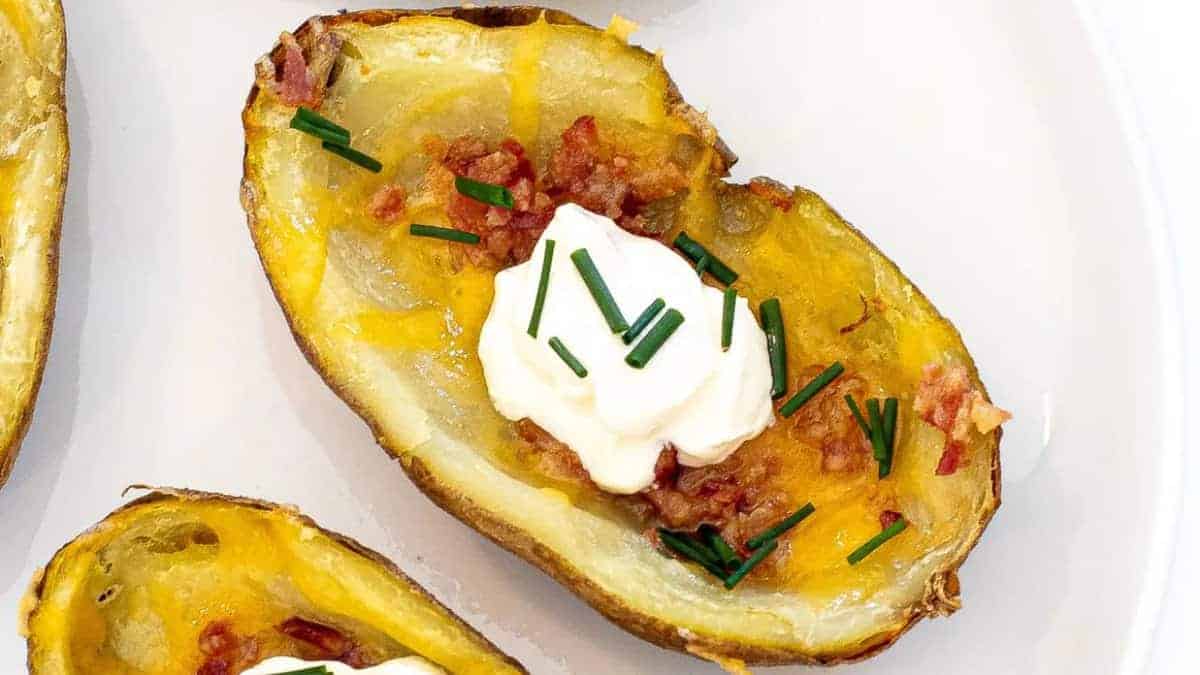 Air Fryer Potato Skins.