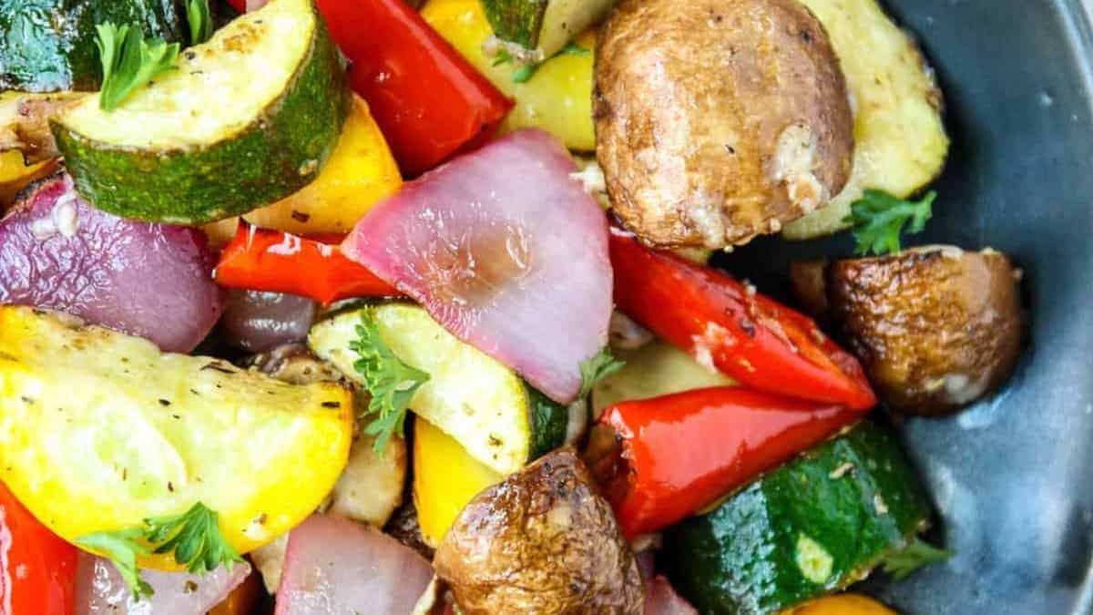 Air Fryer Roasted Vegetables.