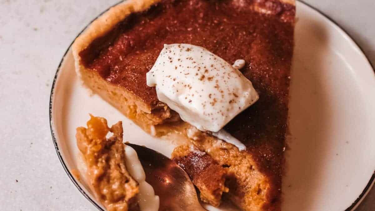 Air Fryer Sweet Potato Pie.