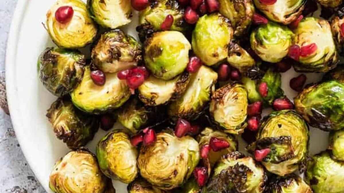 Crispy Air Fryer Brussels Sprouts.