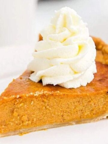 Air fryer pumpkin pie.