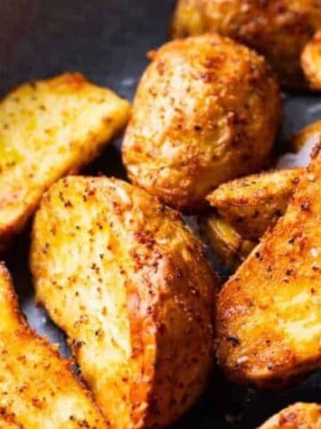 Fingerling potatoes.